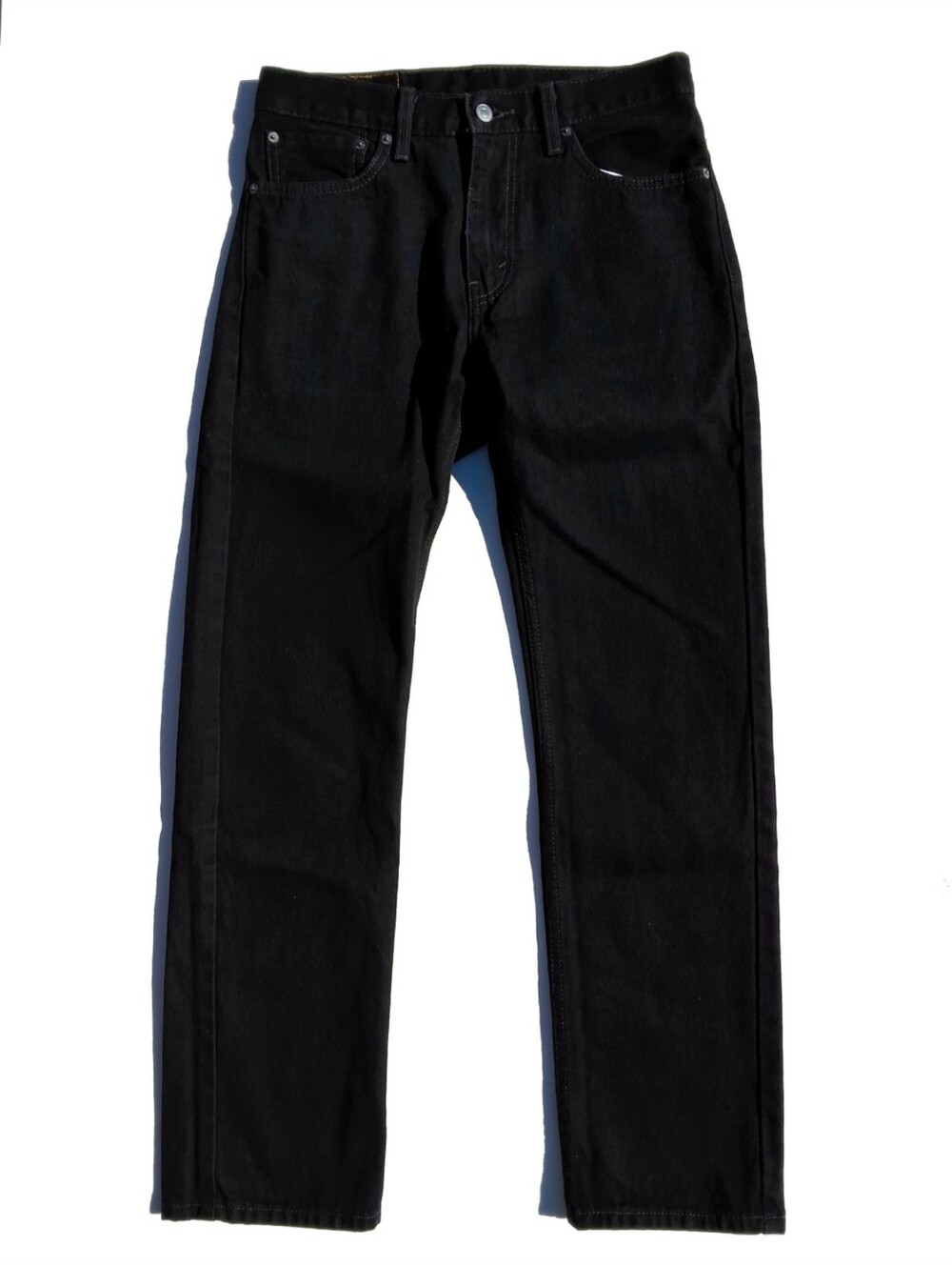 Levi's 505 Regular Fit Men's Jeans - Black (Size 31x32)